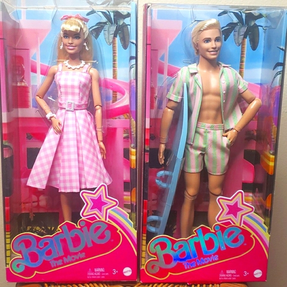 NIB {BARBIE THE MOVIE} BARBIE AND KEN DOLL SET - Picture 1 of 13